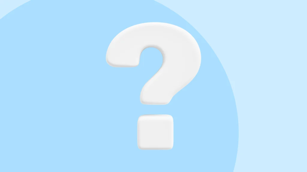 Question mark icon symbolizing uncertainty about how to test products with Facebook ads.