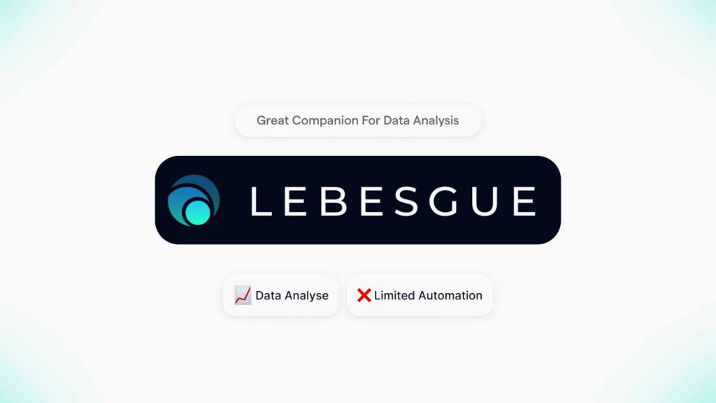 Lebesgue logo highlighted as a data analysis tool in a list of Shopify Facebook ads automation tools.